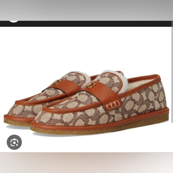 COACH Women's Forest Cozy Shearling Slippers - Picture 1 of 2